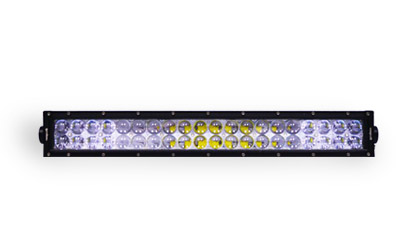 Rigid Industries 20 Inch LED Light Bar Single Row Curved Blue